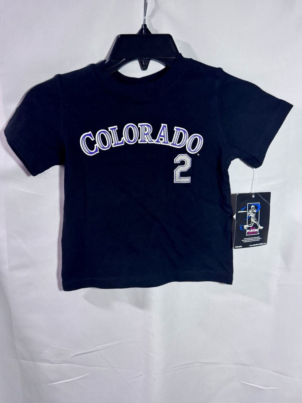 MLB Colorado Rockies #2 Tulowitzki T-Shirt Size 3T Toddler